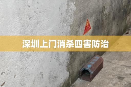 深圳上门消杀四害防治