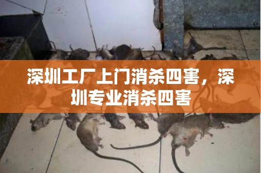 深圳工厂上门消杀四害，深圳专业消杀四害