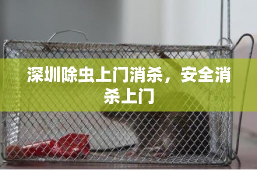 深圳除虫上门消杀，安全消杀上门