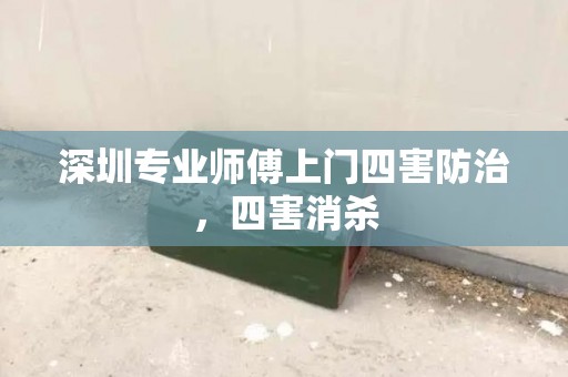 深圳专业师傅上门四害防治，四害消杀