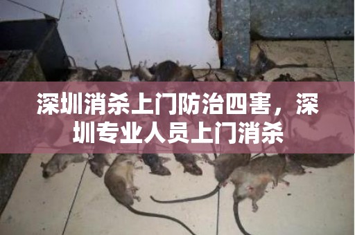 深圳消杀上门防治四害，深圳专业人员上门消杀