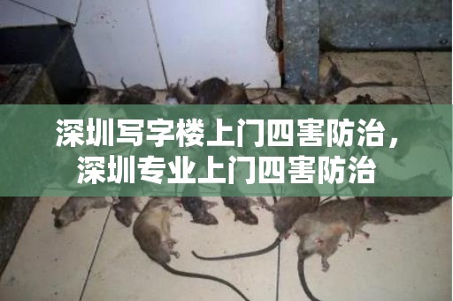 深圳写字楼上门四害防治，深圳专业上门四害防治