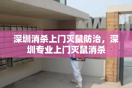 深圳消杀上门灭鼠防治，深圳专业上门灭鼠消杀