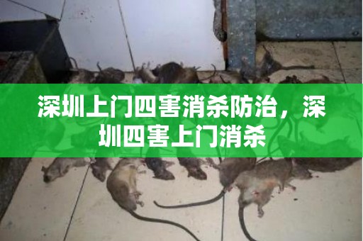深圳上门四害消杀防治，深圳四害上门消杀